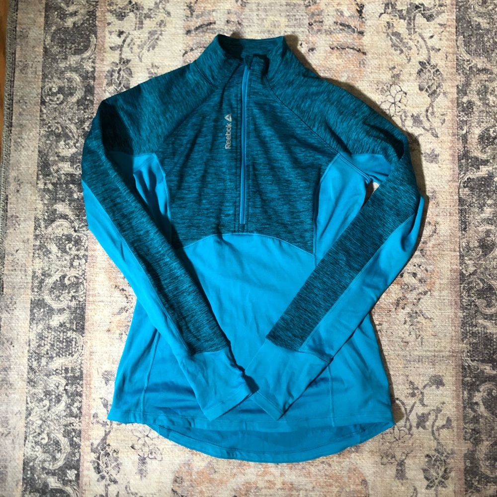 Reebok Long Sleeve Spandex Shirt with Thumb Holes